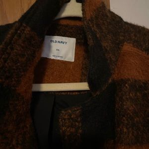 Old Navy Plaid Shirt Coat